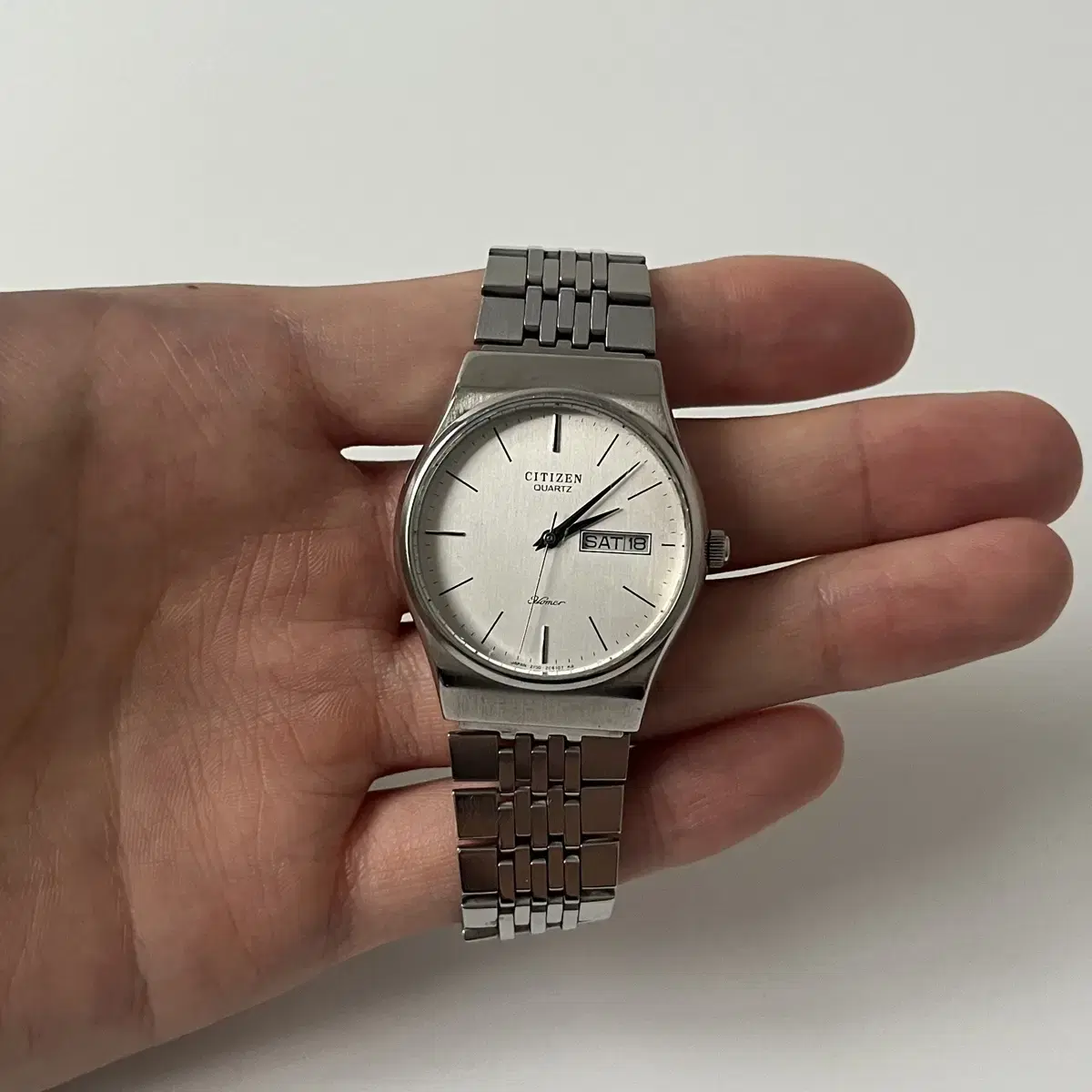 시티즌 - 70s homer silver dial quartz